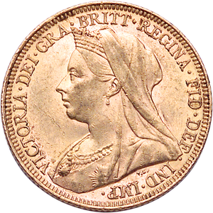 1871-1901 Great Britain Gold Sovereign CIRC Main Image