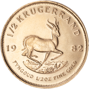 South Africa 1/2 oz. Gold Krugerrand Main Image
