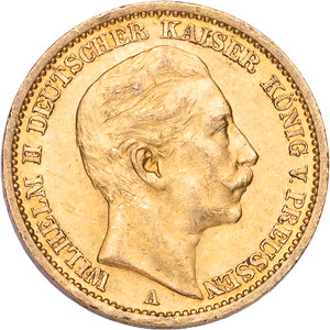 1888-1915 Germany Gold 20 Marks Main Image
