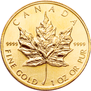 Canada 1 oz Gold $50 Maple Leaf UNC Main Image