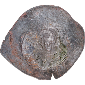 1195-1203 Alexius III Billon Scyphate Christ Main Image