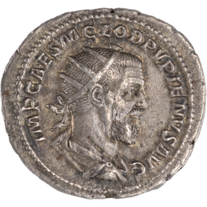 AD238 Pupienus Silver Antoninianus, Extra Fine Main Image