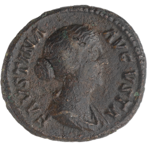 A.D. 161-180 Faustina Junior Bronze As Main Image