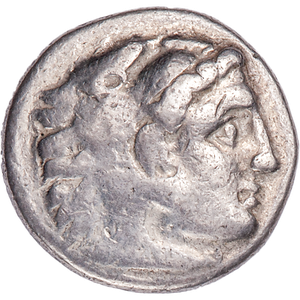 322-275 B.C. Alexander The Great Posthumous Silver Drachm Main Image