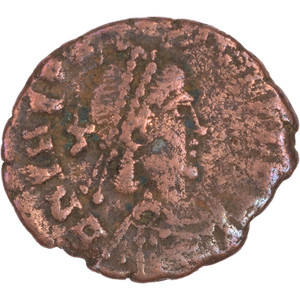 Ancient Bronze and Copper - Roman Imperial Bronze - AD402-450 G/VG Main Image