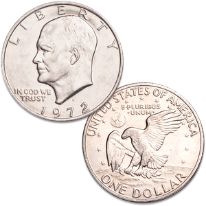 1971-1978 Eisenhower Dollar, Eagle Reverse Main Image