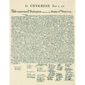 Declaration of Independence Replica Main Image