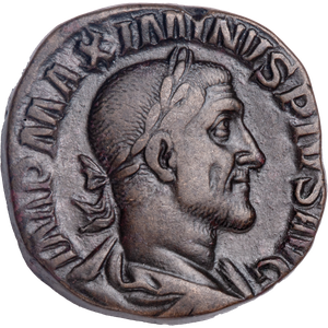 Ancient Bronze and Copper - Roman Imperial Bronze - AD235-238 VF+ Main Image