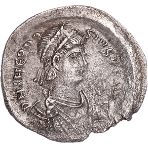 A.D. 402-450 Theodosius II Silver Siliqua Main Image