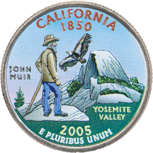 2005 Colorized California Statehood Quarter Main Image