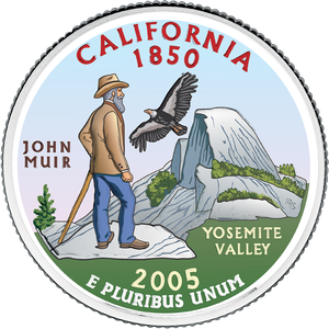 2005 Colorized California Statehood Quarter Main Image