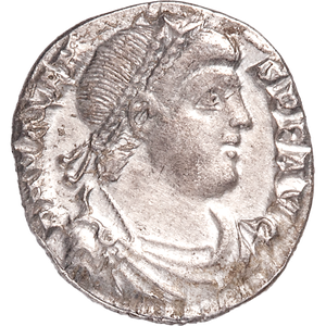 A.D. 364-378 Valens Silver Siliqua from Gussage All Saints Hoard Main Image