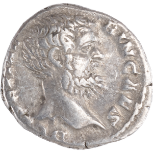 A.D. 195-197 Clodius Albinus Silver Denarius Main Image
