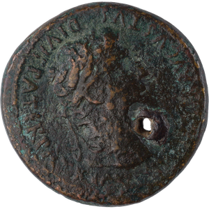 27 B.C.-A.D. 14 Augustus Bronze As Main Image