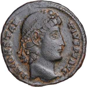 Ancient Bronze and Copper - Roman Imperial Bronze - AD337-361 VF Main Image