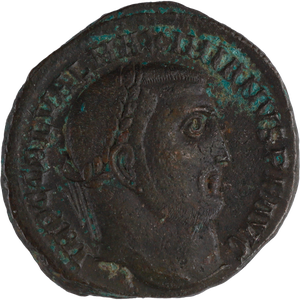 A.D. 293-311 Galerius Bronze Reduced Follis Main Image