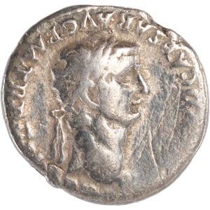 AD 41-54 Claudius Silver Denarius   F Main Image