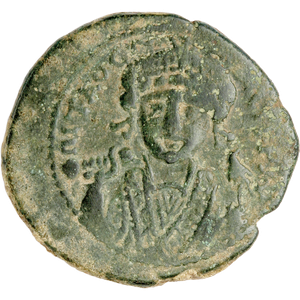 Ancient Bronze and Copper - Byzantine Copper - AD582-602 F/VF Main Image
