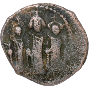 A.D. 610-641 Heraclius Copper Follis Main Image