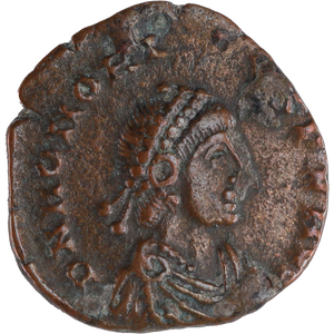 A.D. 393-423 Honorius Bronze AE v2 Main Image