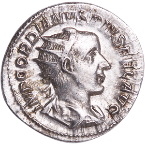 A.D. 238-244 Gordian III Silver Antoninianus, Very Fine Main Image