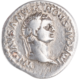 A.D. 81-96 Domitian Silver Denarius, Fine/Very Fine Main Image