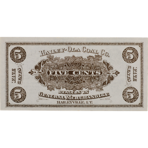 Indian Territory Haileyville 5¢ Note NU Main Image