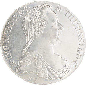 1780 Maria Theresa Silver Thaler, Restrike Main Image