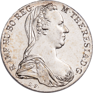 Maria Theresa Silver Thaler, Restrike Main Image
