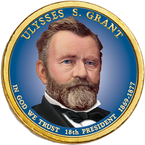 2011 Colorized Ulysses S. Grant Presidential Dollar Main Image