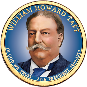 2013 Colorized William Howard Taft Presidential Dollar Main Image