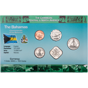 Bahamas Coin Set in Custom Holder Main Image