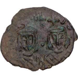 A.D. 820-829 Michael II & Theophilus Copper Follis Main Image