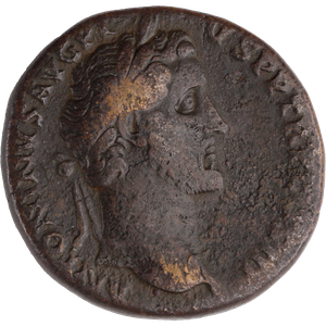 A.D. 138-161 Antoninus Pius Bronze Sestertius Temple of Venus Main Image