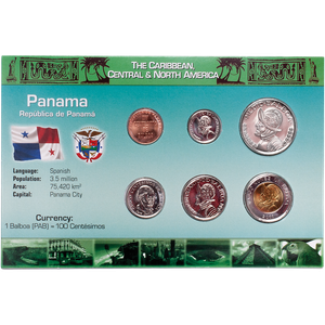 Panama Coin Set in Custom Holder Main Image