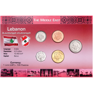 Lebanon Coin Set in Custom Holder Main Image