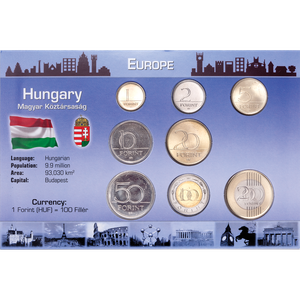 Hungary Coin Set in Custom Holder Main Image
