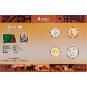 Zambia Coin Set in Custom Holder Main Image