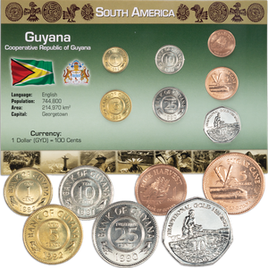 Guyana Coin Set in Custom Holder | Littleton Coin Company