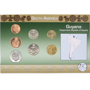 Guyana Coin Set in Custom Holder | Littleton Coin Company