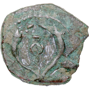 135-37 B.C. Maccabean Bronze Widow's Mite Main Image