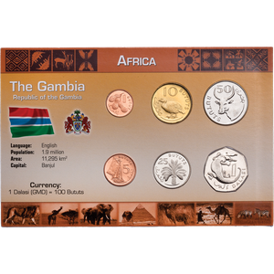 Gambia Coin Set in Custom Holder Main Image
