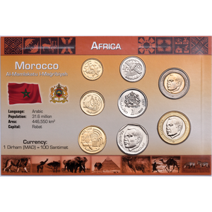 Morocco Coin Set in Custom Holder Main Image