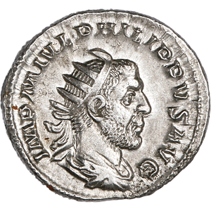 A.D. 244-249 Philip I Silver Antoninianus | Littleton Coin Company