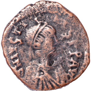 A.D. 518-527 Justin I Copper Follis Main Image