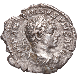 A.D. 198-217 Caracalla Silver Denarius Main Image