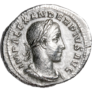 A.D. 222-235 Severus Alexander Silver Denarius Main Image