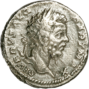 A.D. 193-211 Septimius Severus Silver Denarius, Fine Main Image