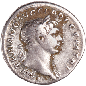 A.D. 98-117 Trajan Silver Denarius Main Image