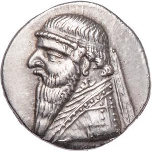 121-91 B.C. Mithradates II Silver Drachm Main Image